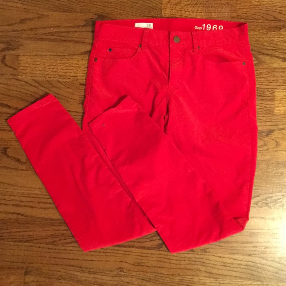 Red Corduroy Jeans